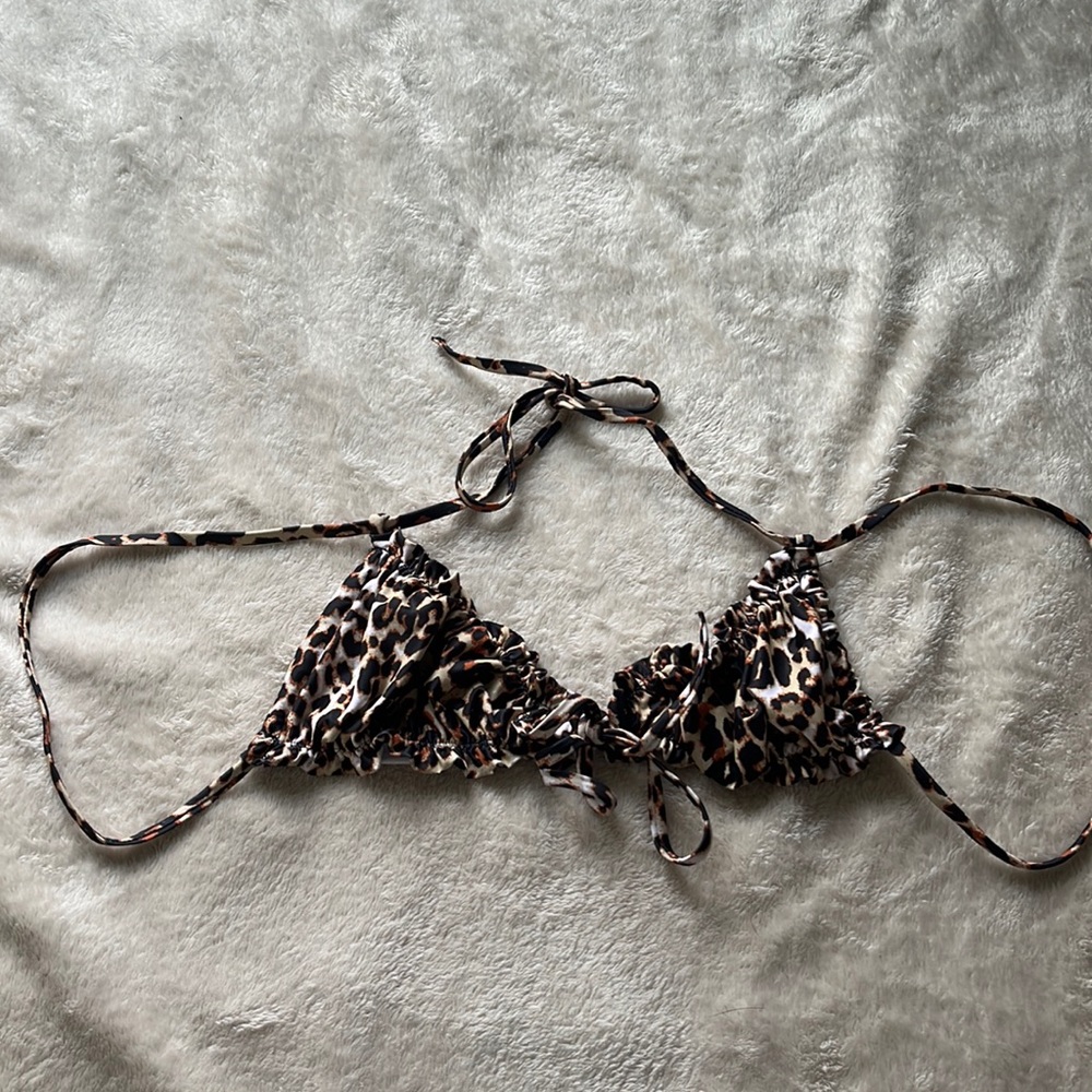 Cheetah SHEIN bikini top